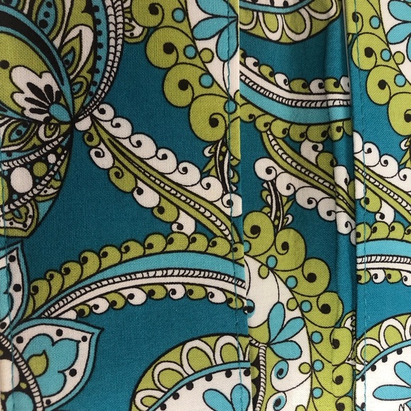 3 Retired Vera Bradley Peacock Pattern - Tote, Wristlet Purse and Checkbook Case - Picture 4 of 16